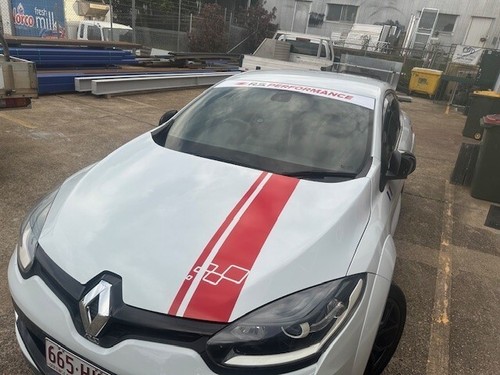 Universal Racing Sport Stripes Side Car Sticker Decal suits Renault Megane - Picture 2 of 4