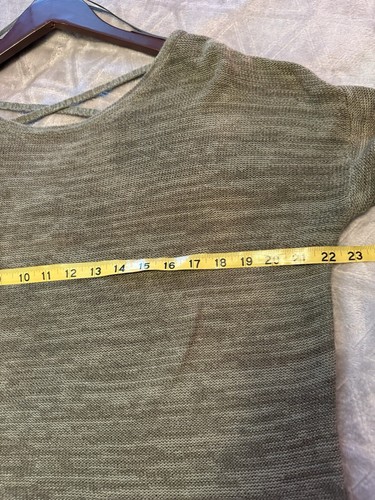 SO Perfectly Soft Long Sleeve Green Pull Over Sweater XL - Picture 4 of 6