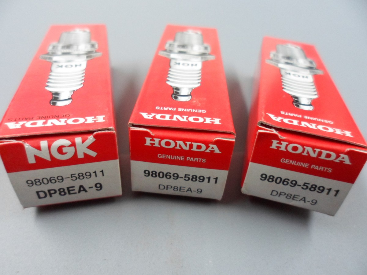 NOS Honda NGK Spark Plug DP8EA-9 98069-58911 Qty 3 | eBay
