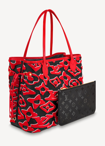 lv bolsa red handle