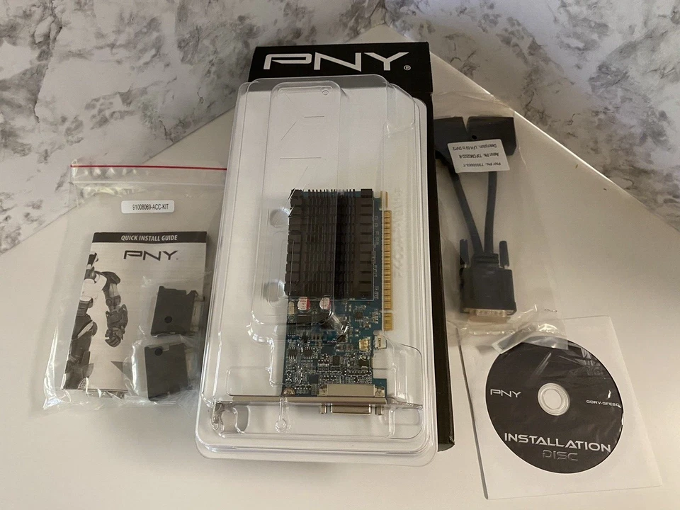 PNY NVIDIA GeForce (VCG84DMS1D3SXPB-CG) 1GB DDR3 SDRAM PCI Express Graphic Card - Image 2 of 4