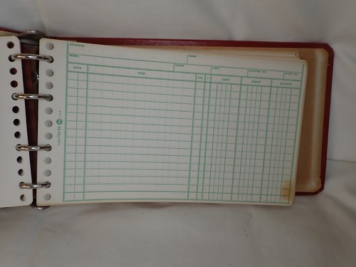 Vintage Wilson Jones Ledger Binder 203-58T Vinyl Guarded Accounting Unused - Picture 6 of 19
