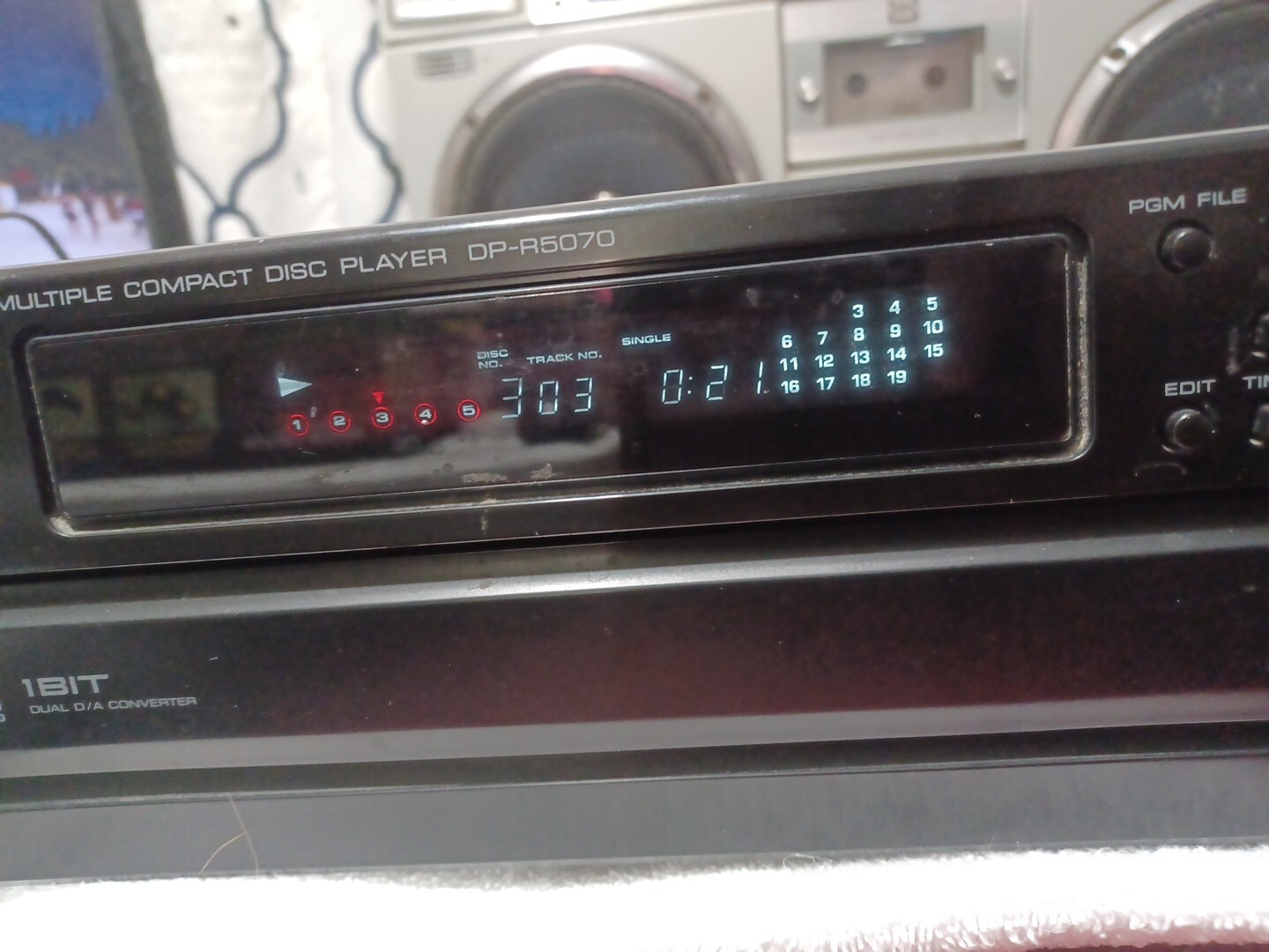 Kenwood Multiple Compact Disc Player DPR5070 Tested WITH REMOTE eBay