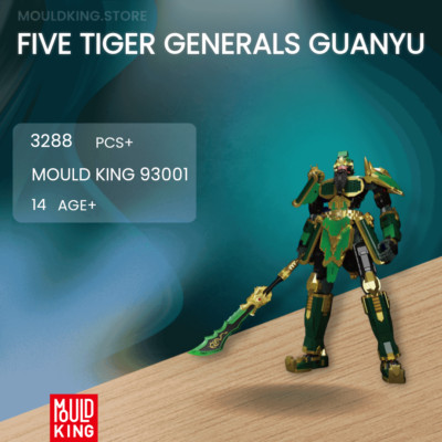 Mould King 93001 Guan Yu Legendary General Building Set