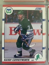 Lot of 5 Randy Cunneyworth WHALERS hockey cards