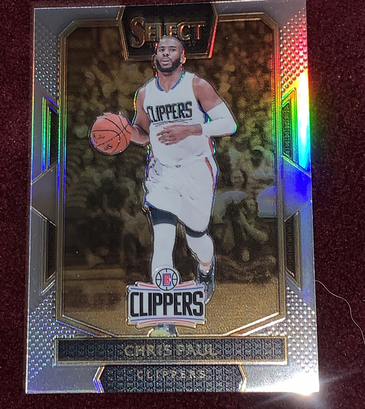 2016-17 Panini Select Chris Paul Courtside Silver Prizm Rookie RC #210 [