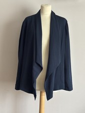 New Look Size 18 Navy Blue Waterfall Jacket. Floaty and Flattering