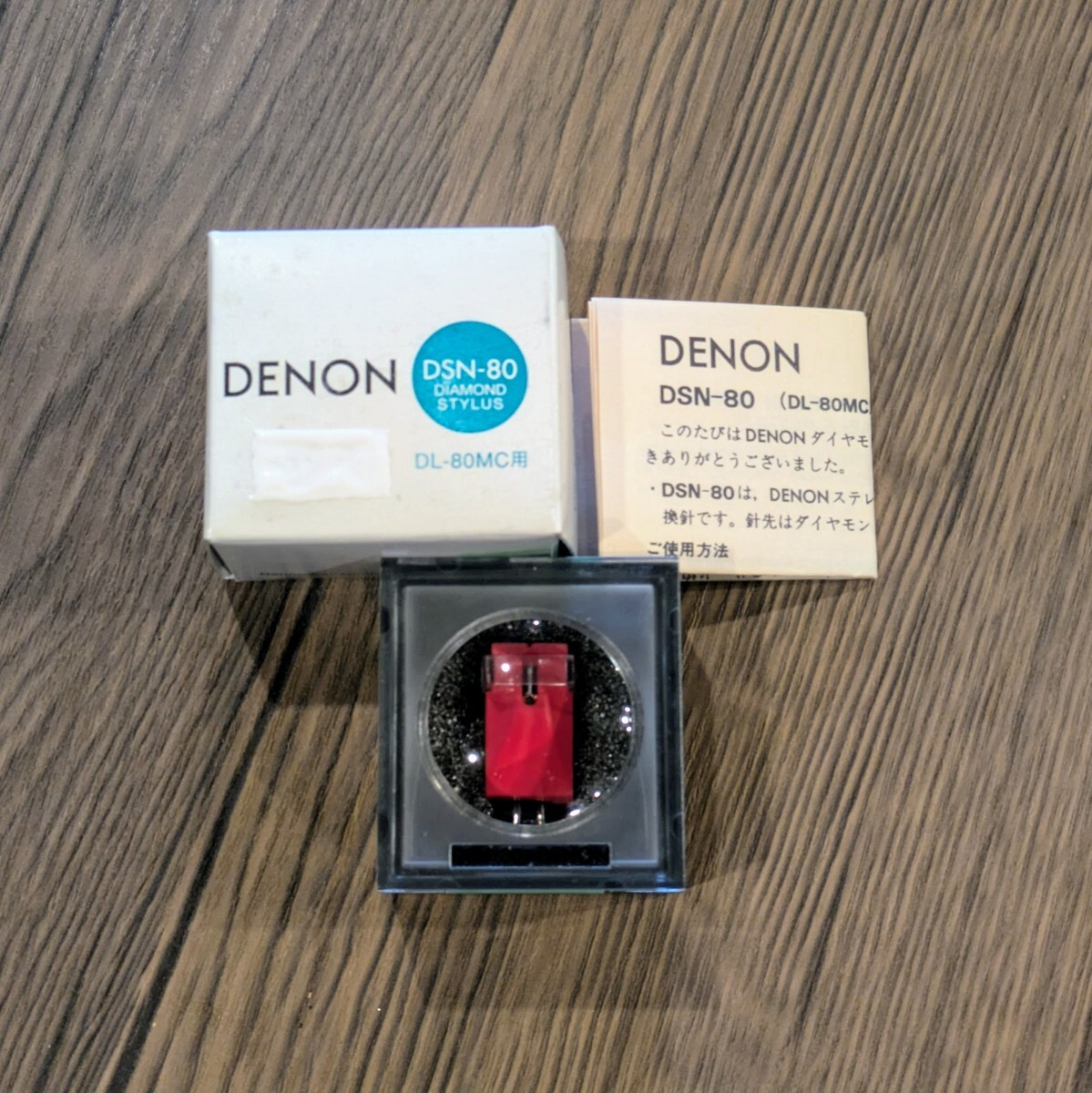 Unused DENON DL-80 genuine replacement needle DSN-80 DP-47F MC 