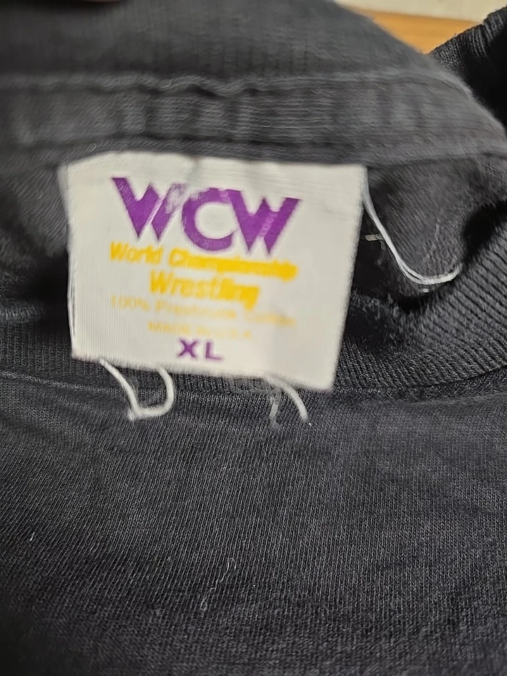 Camiseta Vintage Anos 90 Jesse Ventura WCW Tag Body Is Back Preta GG Luta Livre Wwe - Imagem 3 de 4