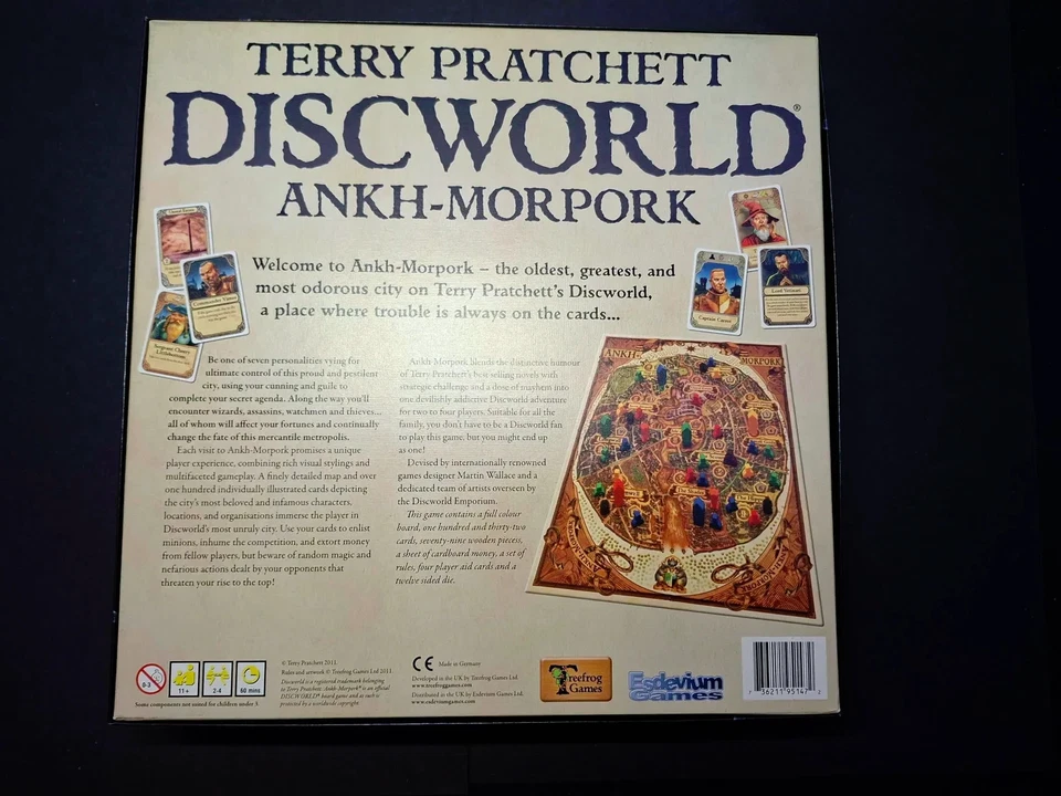 Terry PRATCHETTS DISCWORLD Ankhmorpork Board Game COMPLETE - Image 2 of 4