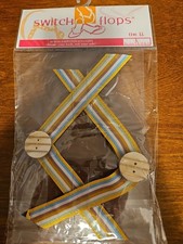 Lulu Designs, Inc. Switchflops Straps L 9 10 11 The J.J. Stripes Multicolor
