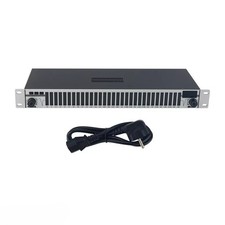 EQ-A31 Professional 31 Band Equalizer Digital Equalizer Silver for Stage Home