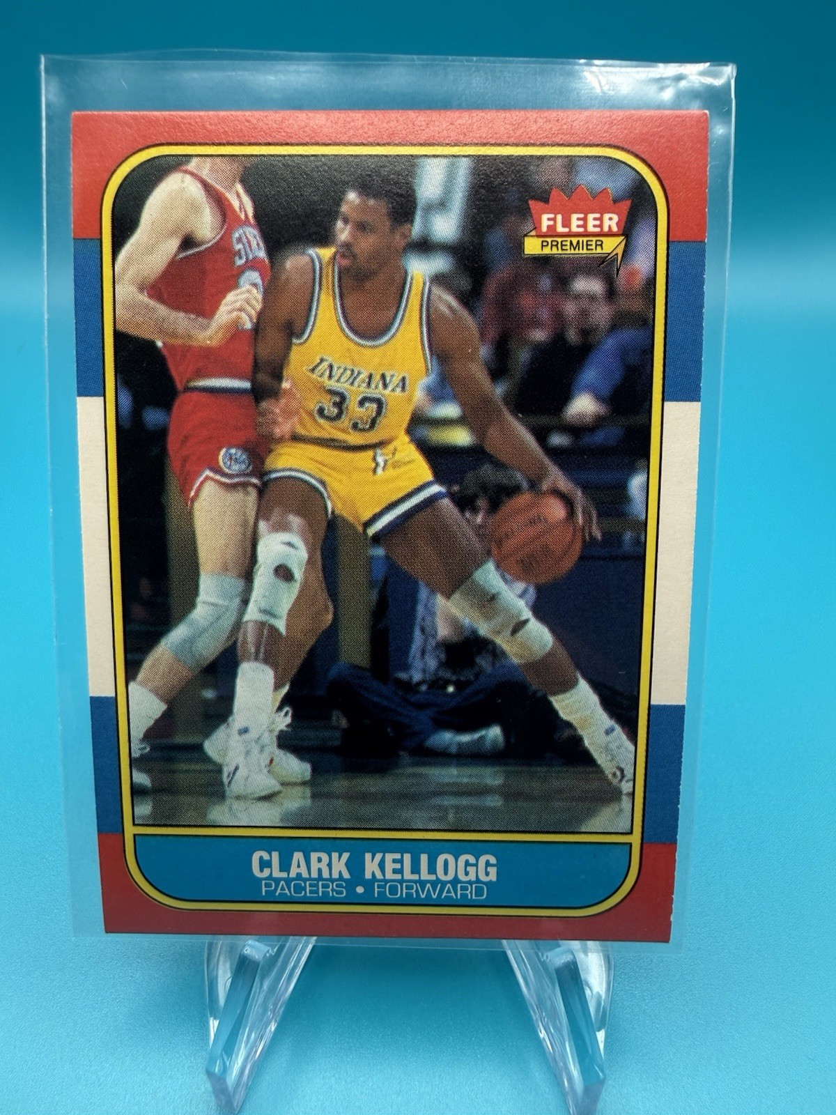 1986-87 Fleer Clark Kellogg #58