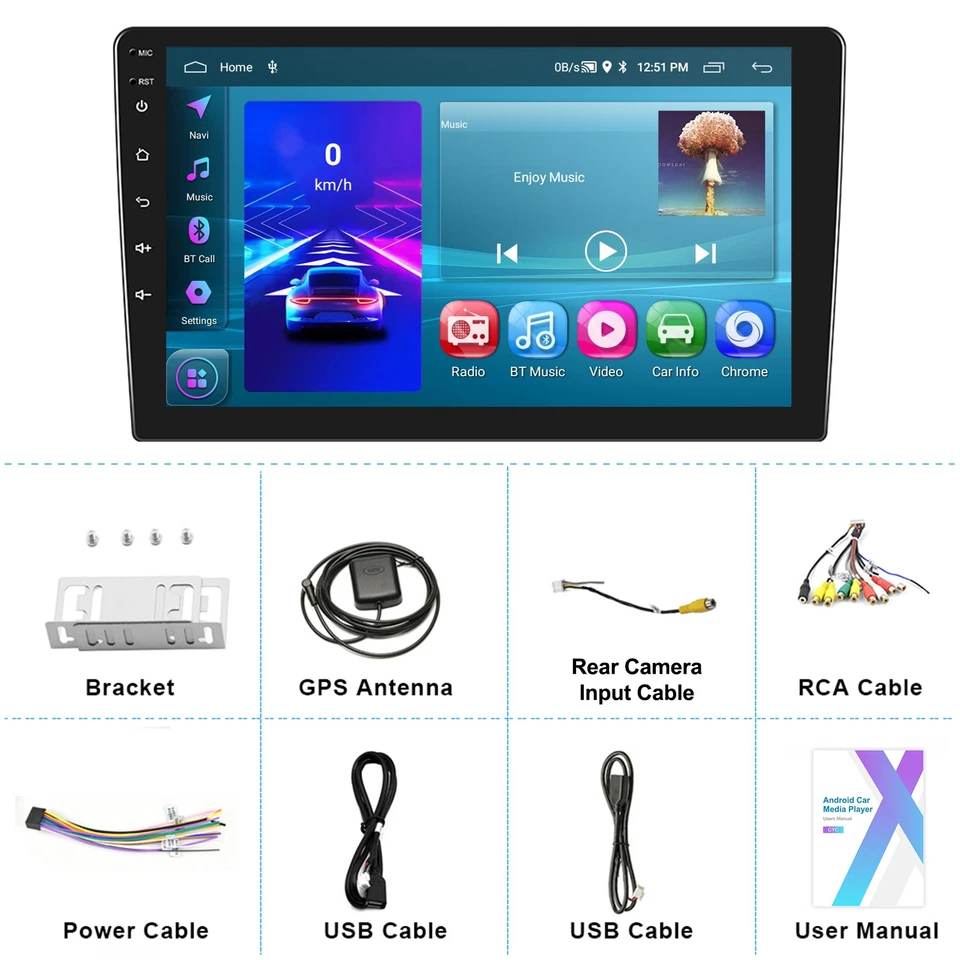 2+64GB Für Renault Megane 2 II 2002-2009 CarPlay Android 13 Autoradio GPS DAB+ - Bild 4 von 4