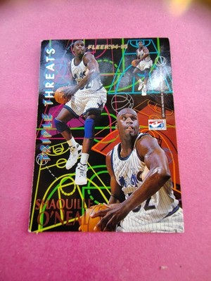 Shaquille O'Neal Patrick Ewing Fleer Card 1994-95 Basketball #