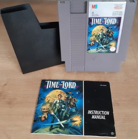 Cartucho de juego Nintendo Nes Time Lord con manual