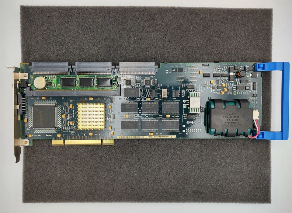 IBM 21P3735 U2 3-SCSI PCI RAID Controller Card & Battery- 21P7816 / FAST SHIPPIN - Image 2 of 4
