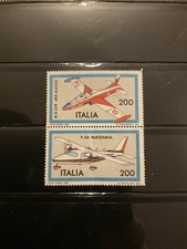 Italy Aviation Stamps 200 Lire Aermacchi AL-339 & Partenavia P.66 1981 MNH
