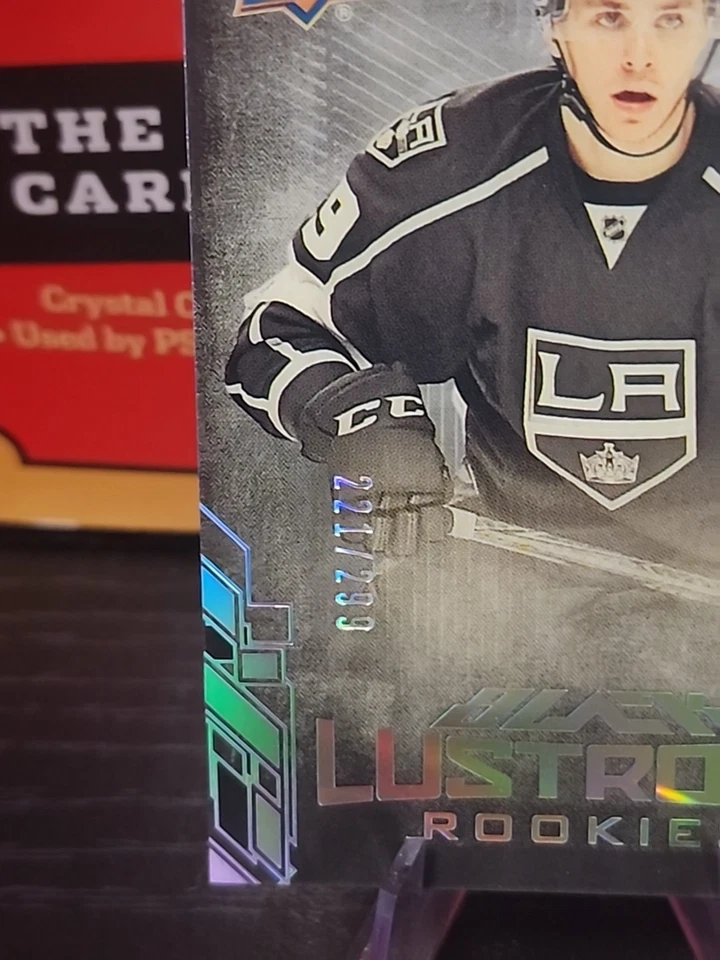 2017-18 SPx UD Black Lustrous Rookies /299 Adrian Kempe #LR-AK RC - Image 3 of 4