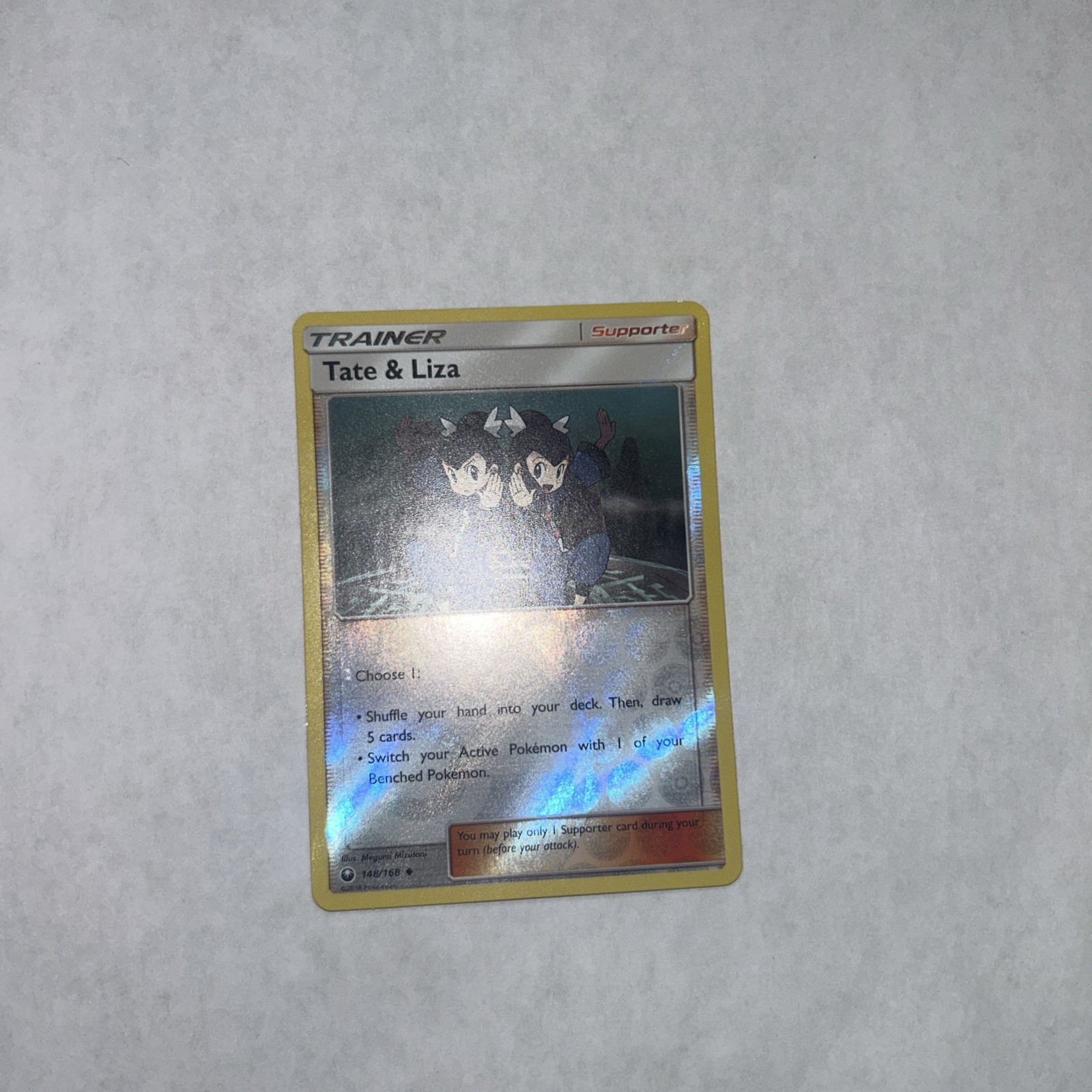 NM-Mint Tate & Liza - 148/168 - Uncommon - Reverse Holo Pokemon Celestial Storm