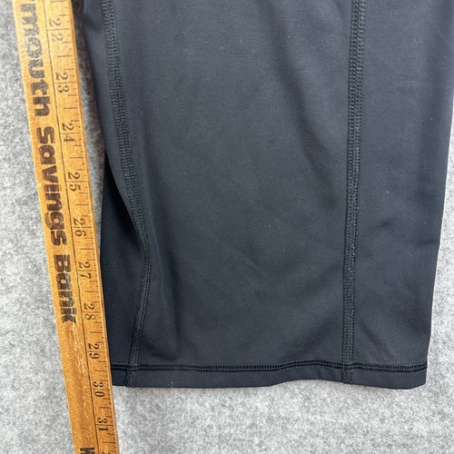 Free People FP Movement Shanti Straight Leg Pants Womens M Black Crossover Waist - Picture 11 of 15