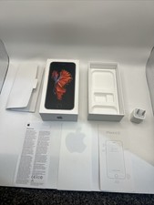 Apple iPhone 6S 64GB Space Gray EMPTY BOX ONLY W/ Inserts  Papers No Phone 