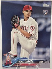 2018 Topps Shohei Ohtani Black #700 card