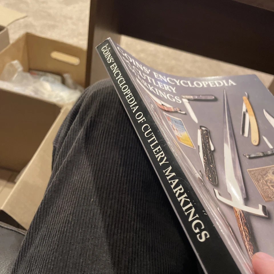 1998 Goins' Encyclopedia of Cutlery Markings Softcover - Image 2 of 4