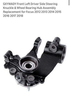 Front Driver s, Left Steering Knuckle,Wheel Bearing Hub for Ford Focus 2012-2018