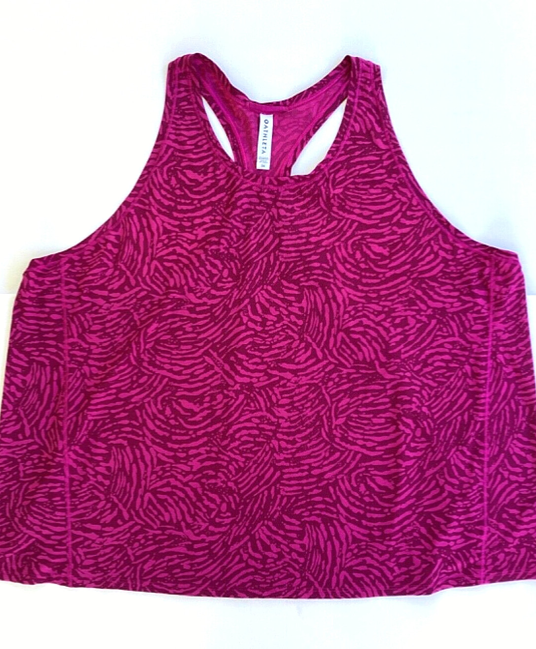 Athleta Womens Razorback Tank Top Pink Size 3XL