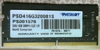 Patriot Signature Line 16GB SO-DIMM DDR4 3200 (PC4 25600) Laptop Memory Ram