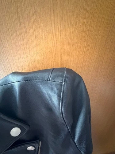 STUDIOUS Double Riders Jacket Black Lamb Leather Size 3 Made in Japan image 4