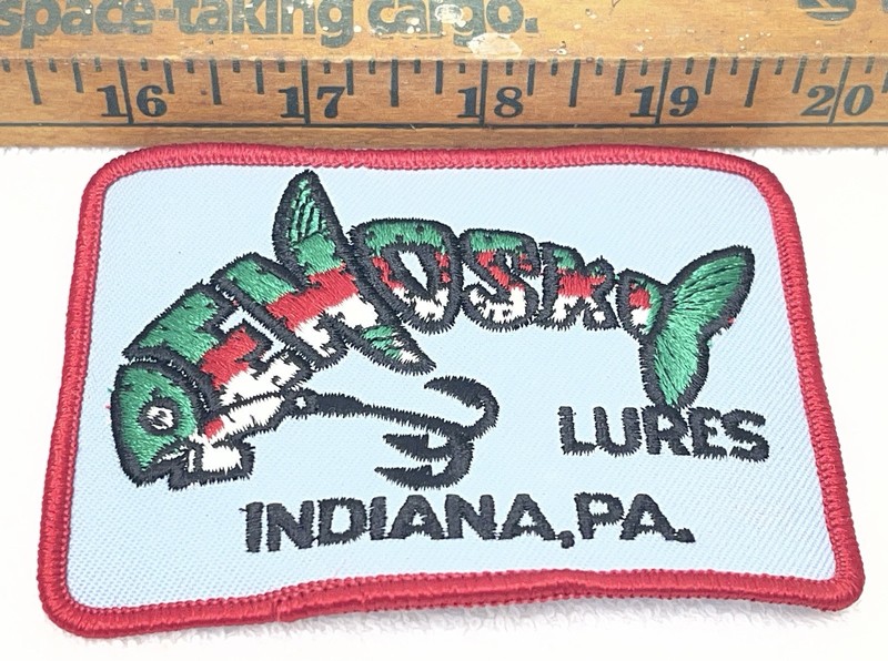 Renosky Fishing Lures Patch Indiana PA