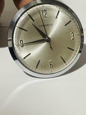 Caravelle Swiss Made Mechanical Pocket Watch Silver Dial 7 Jewels Open Face