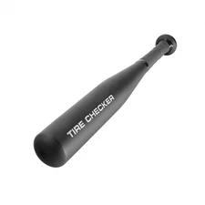 United Pacific 90056 Matte Black 17" Aluminum Tire Checker Bat – 1 Unit