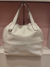 Borsa COCCINELLE  in pelle martellata bianco