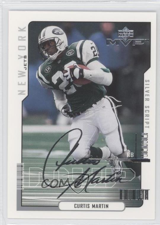 2000 Upper Deck MVP Silver Script Curtis Martin #116 HOF 0f1