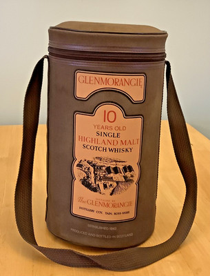 Vintage GLENMORANGIE Scotch Whisky Carrying Case Cooler HIGHLAND MALT Scotland