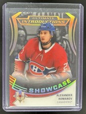 2020-21 Upper Deck Ultimate Alexander Romanov Introductions Onyx Black RC #/25