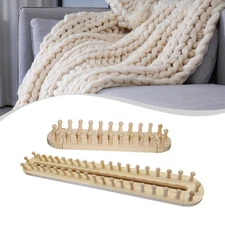 Blanket Loom Hand Knitting Wooden Loom for Home Decor DIY Crafting Relaxing