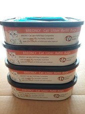Litter Genie, standard plus, compatiable Refill 4-Pack Pet Cat Litter Box Bags