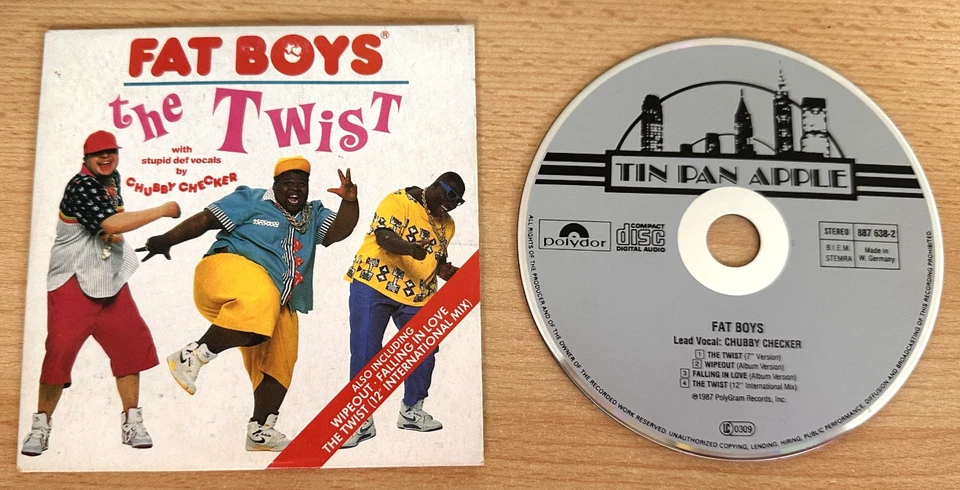 Fat Boys with Chubby Checker ‎– The Twist  (Maxi CD) - 80s Chart Breaker - Bild 2 von 4