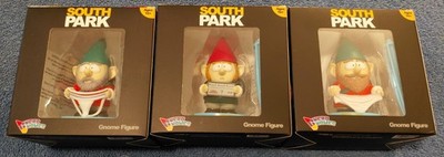 South Park Underpants Gnome 3 Figure FULL SET Nerd Gnomes Boxed Collectibles NIB