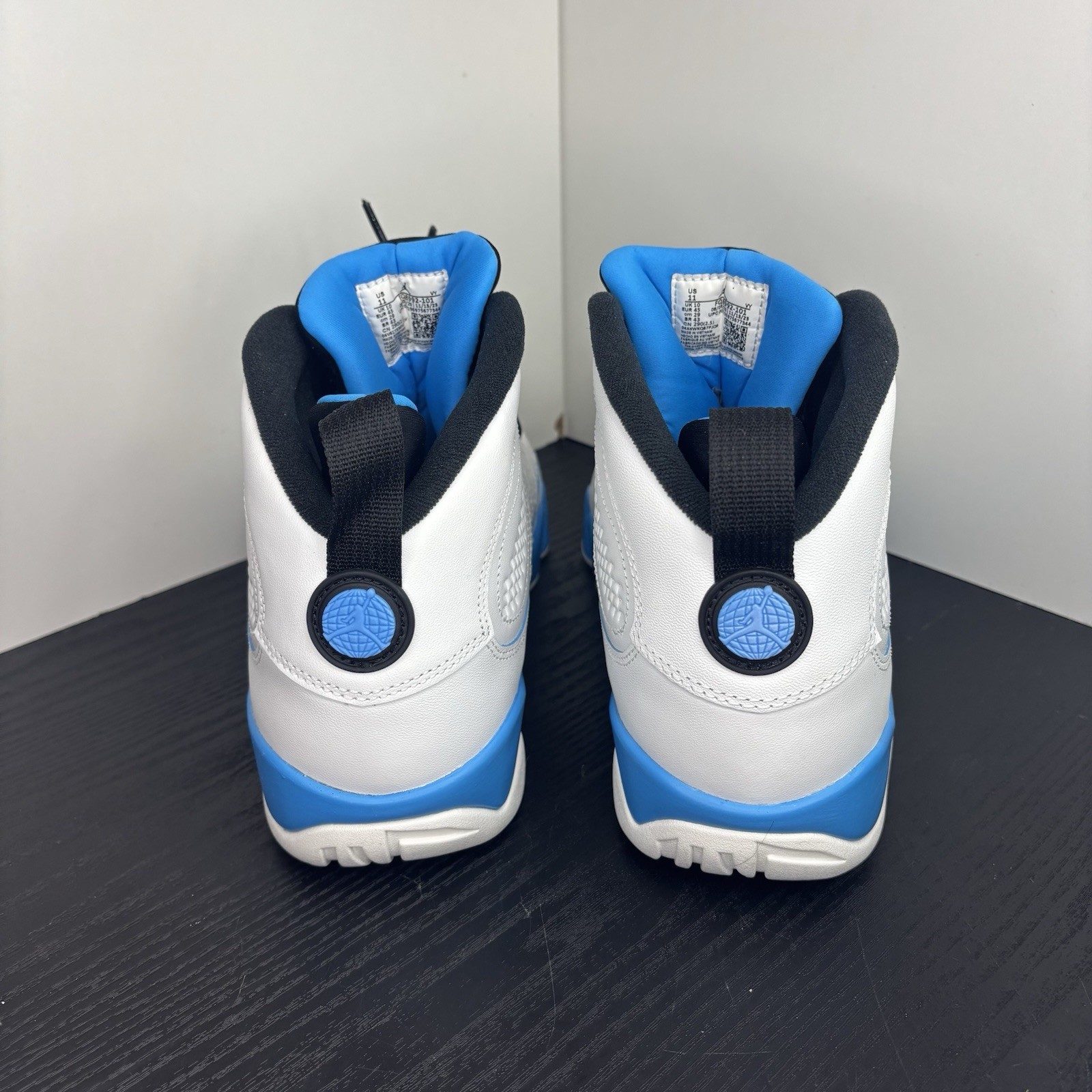 Size 11 - Nike Air Jordan 9 Retro 2024 ‘Powder Blue’ Sneakers (NEW) thumbnail 4
