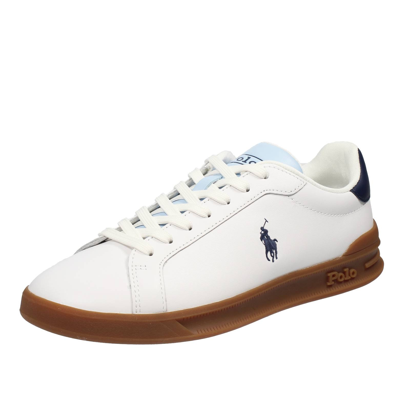 Ralph Lauren Heritage Ii Court - Sneakers Basse Bianco - Taglia 41 [8 US 26.5cm]