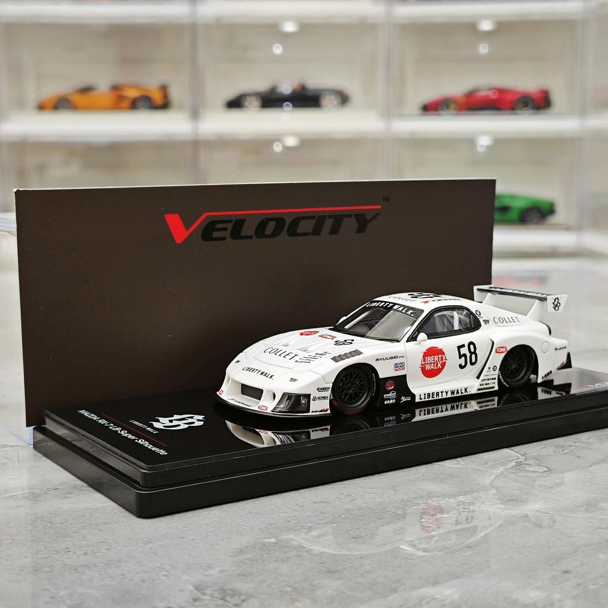 TSM Mazda MAZDA RX7 LB-Super NO.58 Resin Car Model 1:43 | eBay