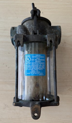 #ad Perko 493 500 Series Marine Raw Water Strainer 1 1 4” NPT Brass $125.00