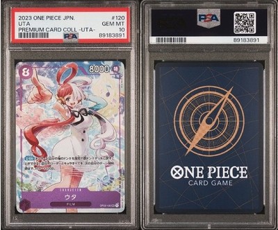 One Piece PSA 10 OP02-120 Uta Alternate Art Japanese Uta Premium Card Collection