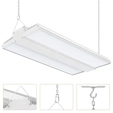 KUKUPPO 150W LED High Bay Light, Linear High Bay Shop Light 22,500lm Commercial