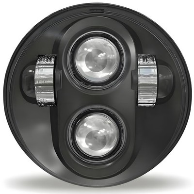 5.75'' 5-3/4 Inch DOT LED Round Headlight Hi/Lo Sealed Beam For Motorcycle Motor